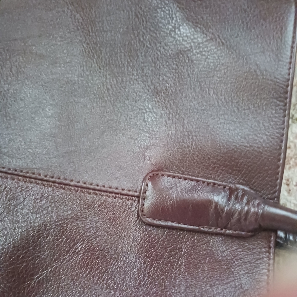 Ameribag Dark Brown Leather Tote - Picture 6 of 6